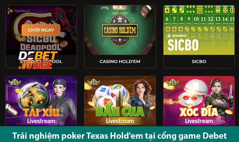 Poker Texas Hold'em – Trò chơi hàng đầu dành cho cược thủ chuyên nghiệp tại Debet creditcard 1 Poker Texas Hold'em – Trò chơi hàng đầu dành cho cược thủ chuyên nghiệp tại Debet