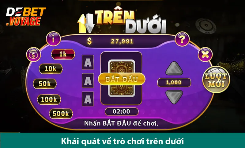 Trò Chơi Trên Dưới – Khám phá game chơi đơn giản thắng cực dễ tại De bet 6 Trò Chơi Trên Dưới – Khám phá game chơi đơn giản thắng cực dễ tại De bet